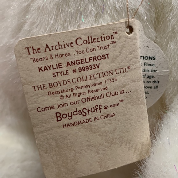 Boyd’s Bears Kaylie Angelfrost plush angel bear - Picture 6 of 11